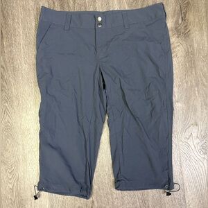 Sold Columbia Saturday Trail II Knee Pants *Blue Gray* Nylon Hiking Outdoors 12